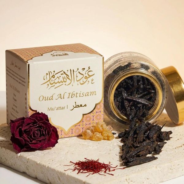 Oud Al Ibtisam bakhoor chips by Humera Perfumes